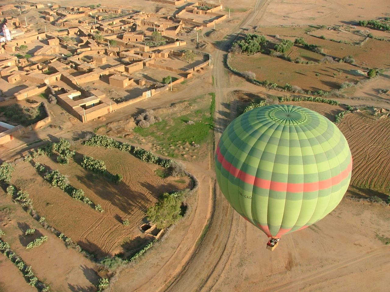 Actividad vuelo en globo aerostático por marrakech